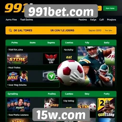 Opções de jogos disponíveis no site 991bet